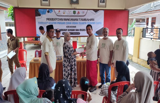 Foto: Pemkab Sumenep–SKK Migas KEI saat Luncurkan Program “Suapan Cinta” di Pagerungan