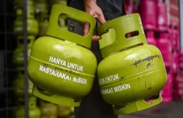 Foto : Gas elpiji ukuran 3kg.