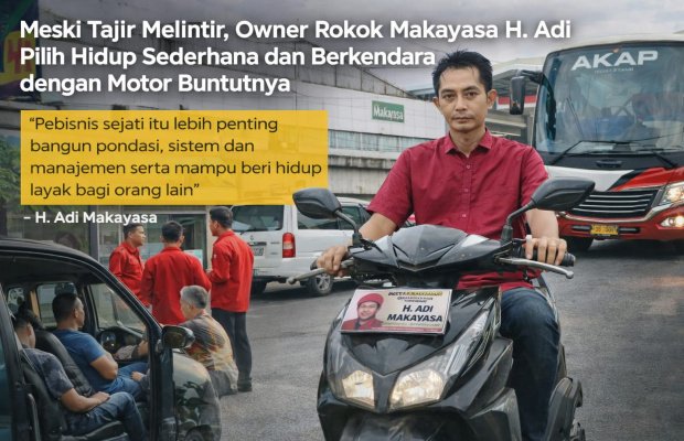 Foto: Ilustrasi owner rokok Makayasa, H. Supriyadi atau H. Adi
