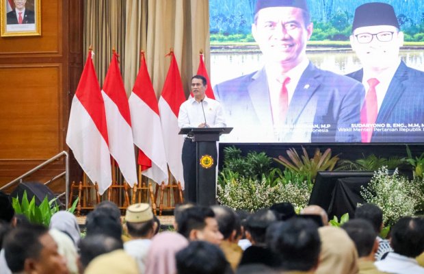 Foto : Suasana mitigasi kekeringan di kantor pusat Kementerian