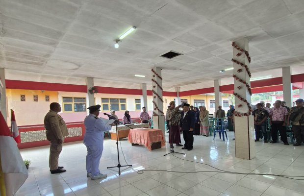 Foto: Pelantikan kasun Curahlembu berlangsung di pendopo Pemerintah Desa Plalangan.