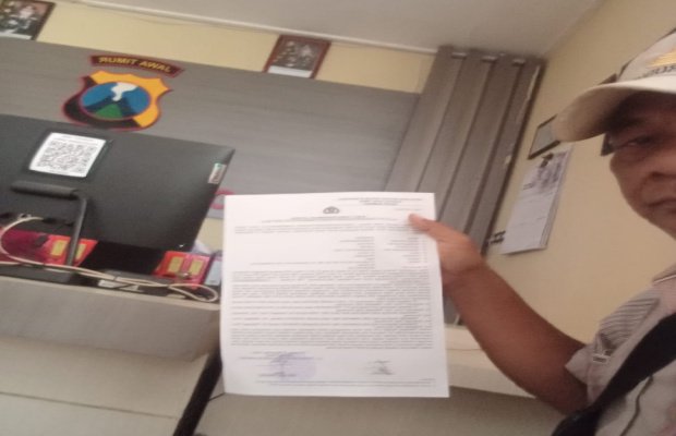 Foto: Sarkawi, Pelapor Kasus TUKS yang sekaligus Ketua Brigade 571