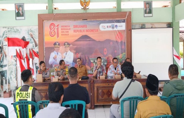 Foto: Rakor Pembukaan Sementara Portal Ruas Jalan Tegalsiwalan - Banyuayar