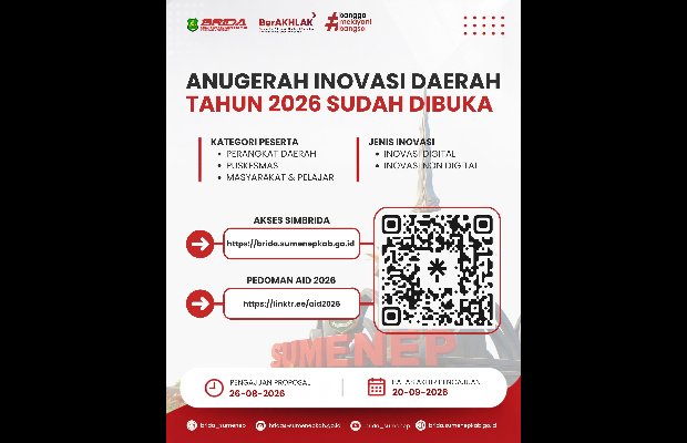 Foto: Benner Anugerah Inovasi Daerah 2026