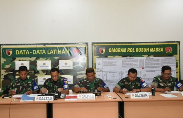 Foto: Kegiatan Gladi Posko I Kodim 0830/Surabaya Utara