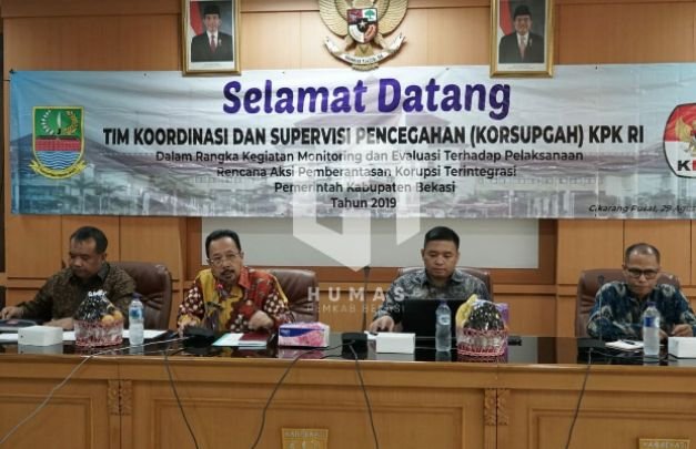 Foto: Monitoring dan Evaluasi oleh Tim Korsupgah KPK 