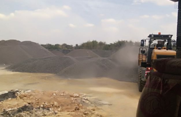 Foto: Pabrik Batching Plant di Desa Pangilen