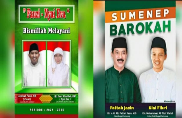Foto: Ilustrasi pasangan Cabup/Cawabup Pilkada Sumenep 2020