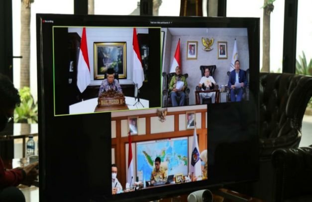 Foto : Forum rapat konsultasi antara Pimpinan DPD RI dengan Wapres
