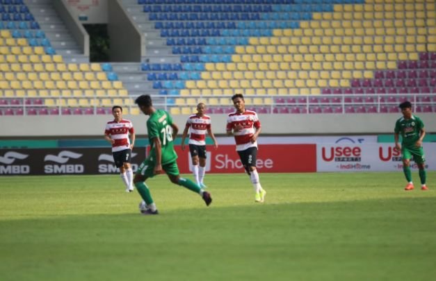 Foto: PSS Sleman vs Madura United di pekan ke-13 