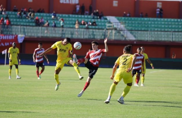Foto: Aksi Rivera dalam laga vs Persik