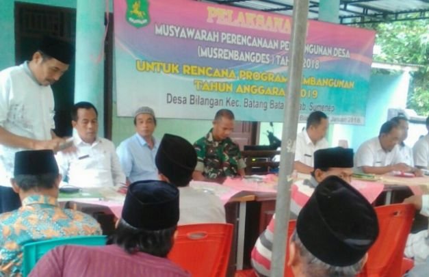 Foto: Pelaksanaan musrembang di kecamatan Batang-batang