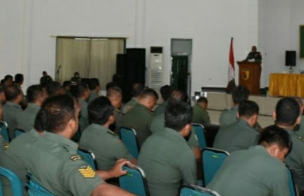Foto: suasana kegiatan Pembinaan Tata Ruang Wilayah Pertahanan Darat