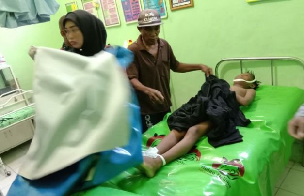 Foto: salah satu korban tewas di pantai sembilan sumenep