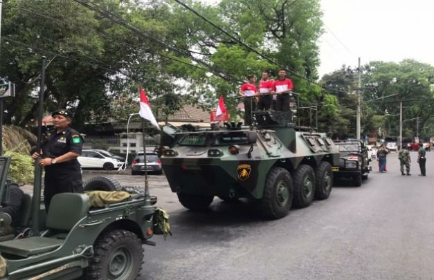 Foto: Semangat Kebangsaan, Danrem 083/Baladhika Jaya