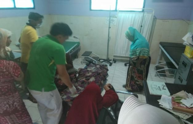 Foto: korban tabrak lari saat di rumah sakit