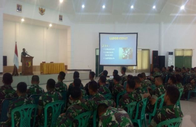 Foto: Pembekalan Ilmu Teritorial terhadap Ratusan Anggota Korem Bhaskara Jaya
