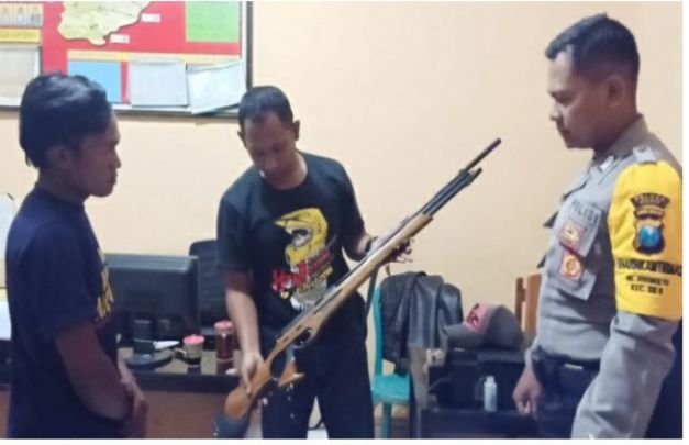 Foto: BB senapan angin yang menewaskan warga Banyuwangi