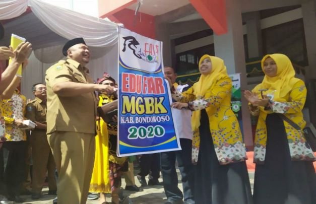 Foto: Sugeng Sukrisno saat pembukaan Edu Fair 2020 :
