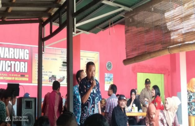 Foto: Bupati Bondowoso saat acara bertemu insan pers