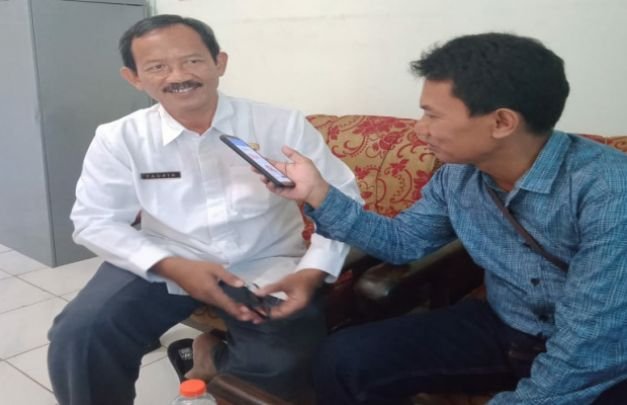 Foto: Kasi Pelaksa Haji Dan Umroh Saat memberi Keterangan Kepada Awak Media Crew Memo Online
