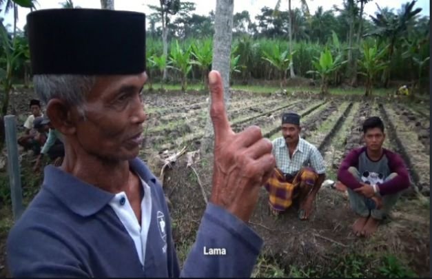 Foto: Iksan, warga Desa Tunjung Randuagung Lunajang