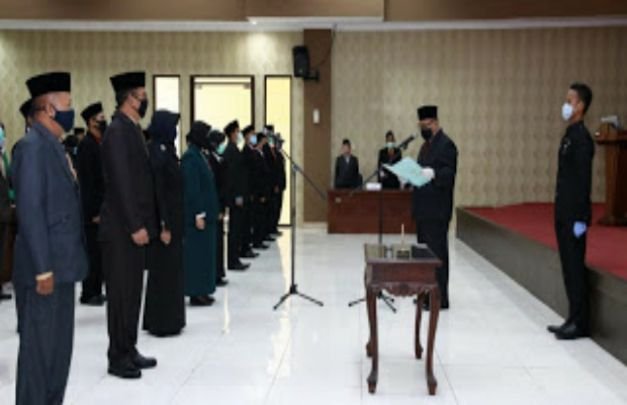 Foto : Suasana Pelantikan Pejabat Pemkab Probolinggo