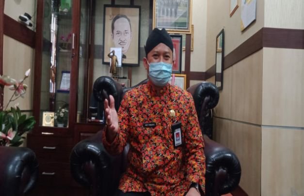 Foto: Kepala Dispertahortbun Sumenep Arif Firmanto, S.TP, M.Si saat diwawancara