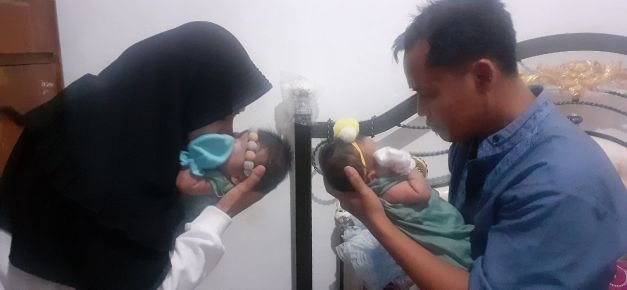Foto : Sunnainah (32) salah satu  peserta JKN dari segmen Penerima Bantuan Iuran Daerah (PBID).