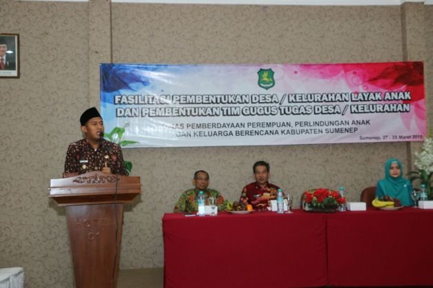 Foto : Wakil Bupati Sumenep A. Fauzi Ketika Memberikan Sambutan