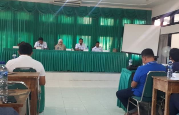 Foto: teknical meeting peserta turnamen sepak bola bupati cup 2019 di sumenep