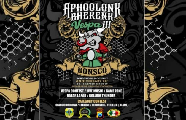 Foto: Benner Acara Anniversary BONSCO ke - 20 Bertaraf internasional