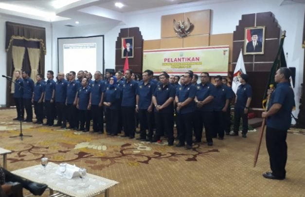 Foto: pelantikan Ketua Perbakin Jatim