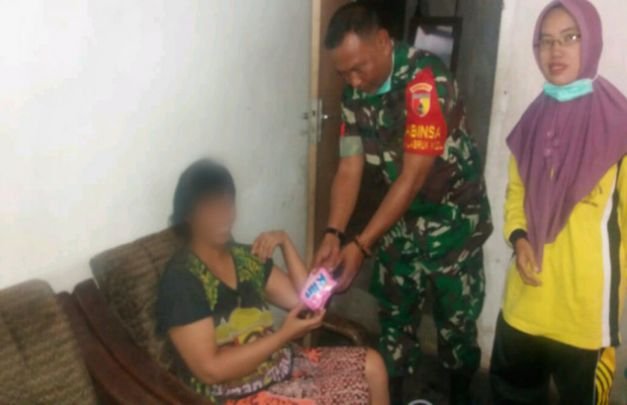 Foto: suasana saat Babinsa mendampingi di lokasi kegiatan