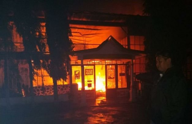 Foto: suasana awal saat terjadinya kebakaran
