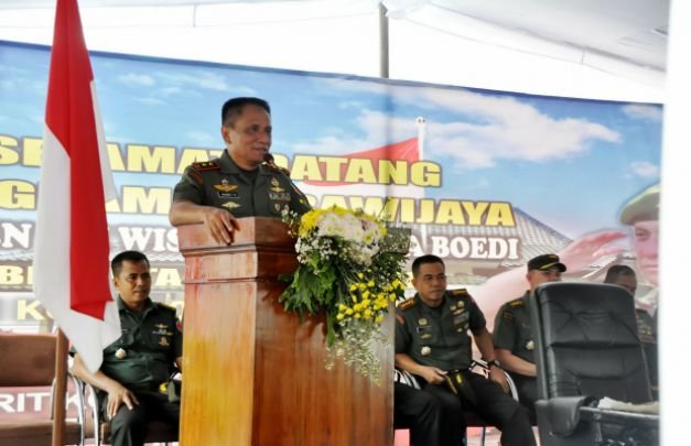 Foto: Pangdam V/Brawijaya Saat Menyampaikan Pemaparannya
