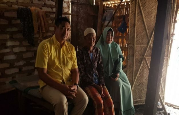 Foto: salah satu warga sumenep yang rumahnya tidak layak huni