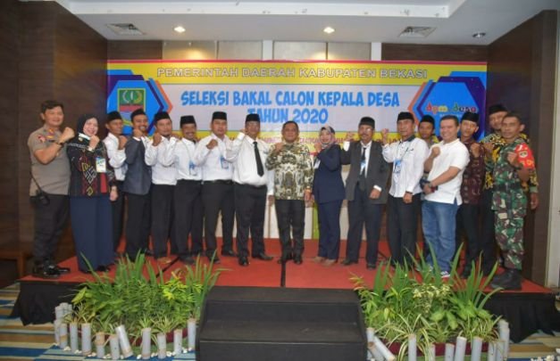 Foto : Para peserta seleksi balon Kades