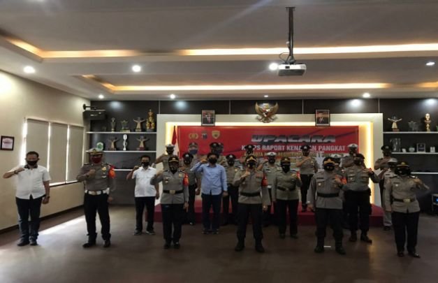 Foto:Kapolres Batu AKBP Harviadhi Agung Prathama, SIK, MIK bersama jajarannya