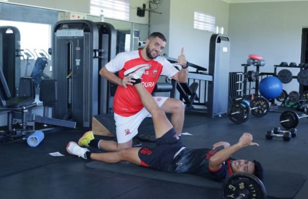 Foto:Adriel Santos bersama Novan 