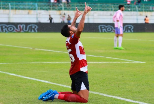 Foto: Selebrasi Gol Jr. Brandao