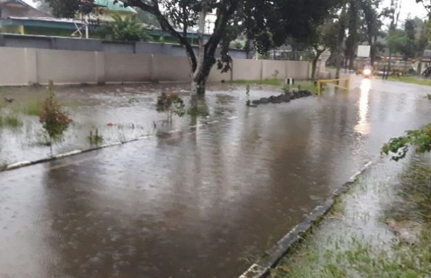Foto: kondisi banjir di Kecamatan Kalibaru