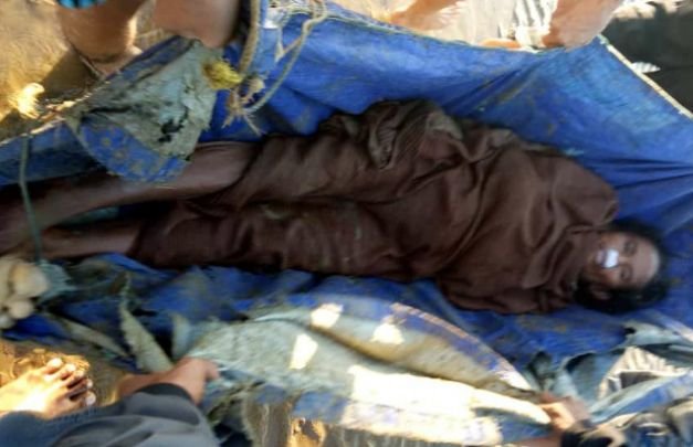 Foto: sosok mayat yang ditemukan wargai sampang