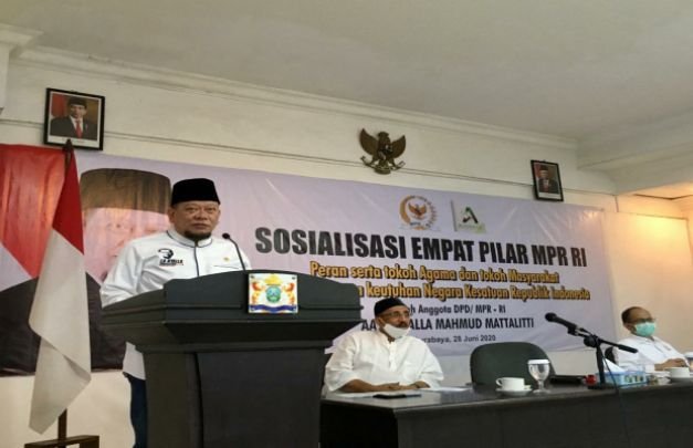Foto : Sosialisasi Empat Pilar oleh AA LaNyalla Mahmud Mattalitti