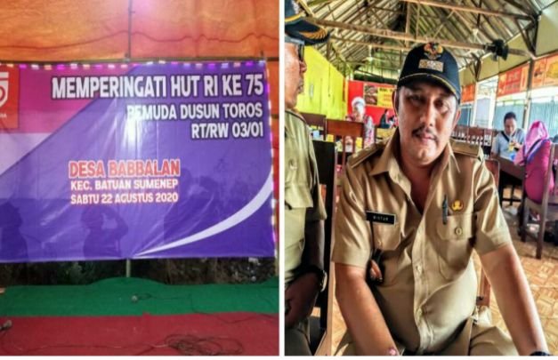 Foto: Mastur, Kepala Desa Babbalan, Kecamatan Batuan Sumenep