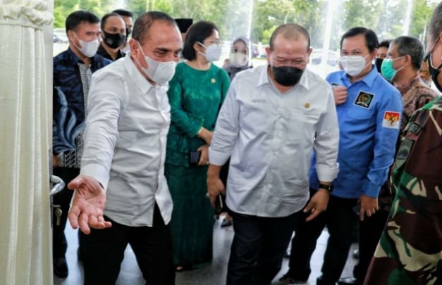 Foto: LaNyalla bersama Edy Rahmayadi