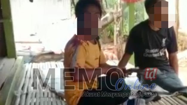 Andre Efendi (baju kuning) korban pembacokan (tangkapan layar) 