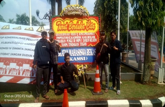 Foto: Aksi Diam AKAMSI pada Senin (17/4/2023) kemarin.