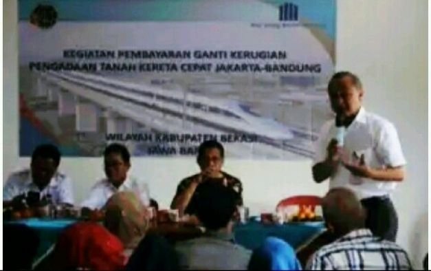 Proses Pembayaran Ganti Kerugian Lahan Untuk Proyek KA Cepat Jakarta-Bandung