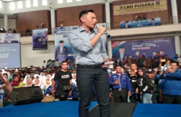Foto: AHY saat Kampanye di Pamekasan